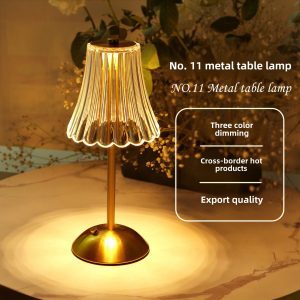 Golden Crystal Table Lamp - Image 4