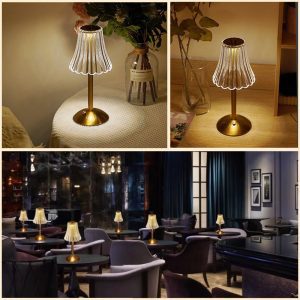 Golden Crystal Table Lamp - Image 5